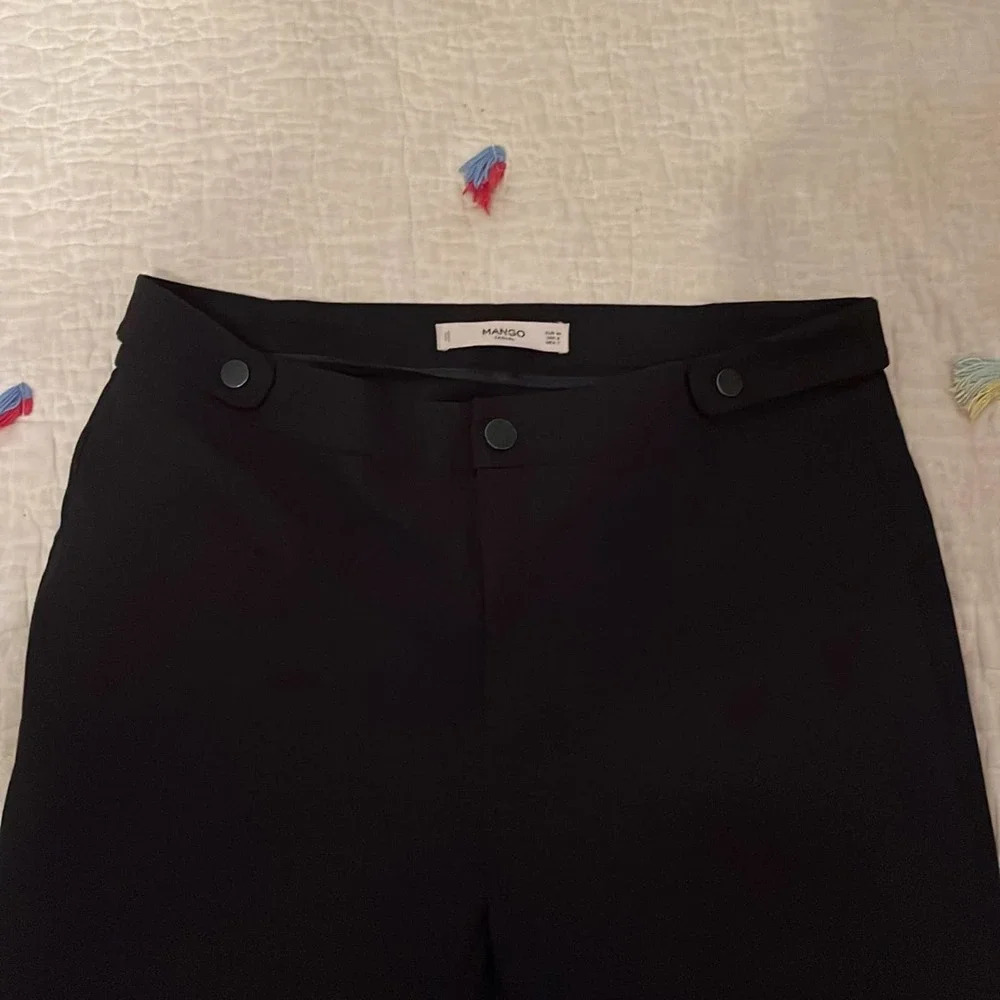 MNG Mango Casual Black Dress Pants Size 8